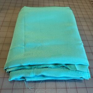 Aqua Blue Silk Crepe Fabric